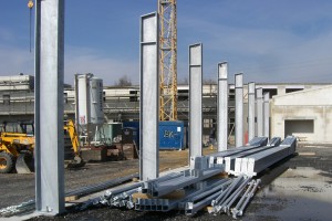 Neubau Niedersachsenring Fahrzeughalle