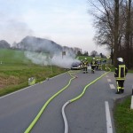brennender Pkw an der Permer Str.