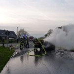 Angriffstrupp beim Löschangriff