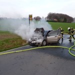 Löschangriff mit der Schaumpistole